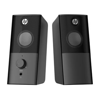 Колонки HP DHS-2101, 6Вт, 3.5 Mini Jack, USB, Кабель 1.5м, Черный