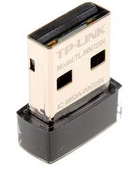 Сетевая карта USB, WiFi, TP-Link TL-WN725N, 2.4GHz, 802.11 g/b/n, 150Mbps, USB