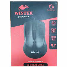 Мышь Wintek WS-MS-926, оптическая, USB, 1000dpi, 1.5м