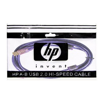 Кабель HP Original, USB 2.0 Hi-Speed, А-В 3 m, Ферритовые кольца