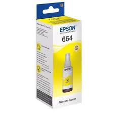Чернила EPSON C13T66444A для L100 желтый 70ml