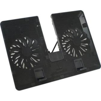 Охлаждающая подставка для ноутбука DeepCool U Pal DP-N214A5_UPAL, 15.6", Fan 2*14см, 1000rpm, Черный