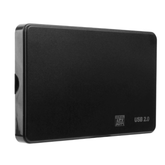 Mobile rack External 2.5" Case, ViTi, SATA  to USB 2.0, HDU2, (пластик)