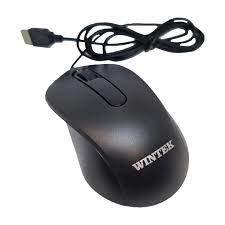 Мышь Wintek WS-MS-939, оптическая, USB, 1000dpi, 1.5м, черная