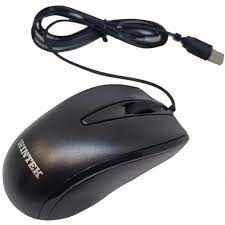 Мышь Wintek WS-MS-901, оптическая, USB, 1000dpi, 1.5м, черная