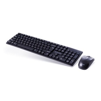 Клавиатура+мышь Delux, DLD-1505OGB, 2.4GHz, беспроводные, 1000DPI, USB