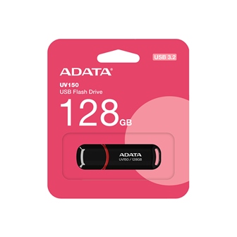 USB Flash 128Gb ADATA UV150, AUV150-128G-RBK, USB 3.2, Черный