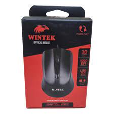 Мышь Wintek WS-WMS-109, 2.4GHz, 1600dpi, беспроводная, (батарейки 2*ААА, НЕТ в комплекте!!!)