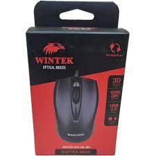 Мышь Wintek WS-MS-901, оптическая, USB, 1000dpi, 1.5м, черная