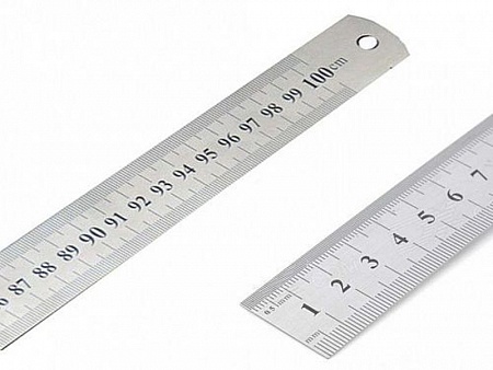 Линейка металлическая 100см Линейка металлическая 100см
