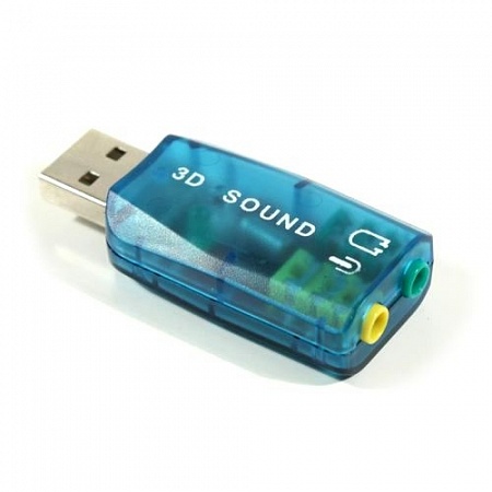 Адаптер USB-to-2x3.5 Mini jack, ViTi, 2CH