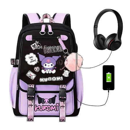 Рюкзак Kuromi фиолетовый