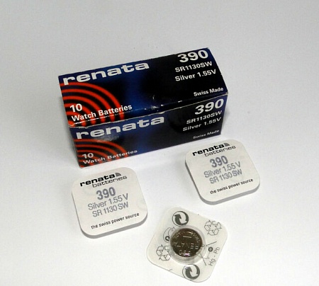Батарейка Renata 1.55V 390 Батарейка Renata 1.55V 390