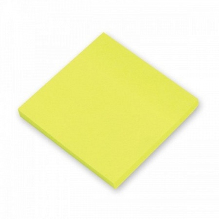 Блок бумаги самокл 7.6x7.6 100л.Fantastick желт.