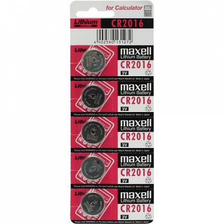 Батарейка MAXELL 3V CR2016 Батарейка MAXELL 3V CR2016