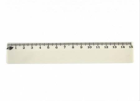 Линейка 15см Ruler широкая Линейка 15см Ruler широкая