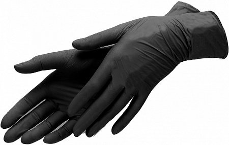  Перчатки нитриловые М Paclan черные