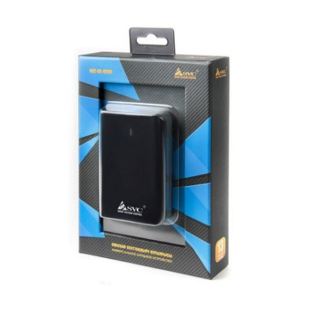 Зарядное устройство для ноутбуков SVC NUC-08-100W, 100Вт, 5В, 2А, 13 насадок, черный Зарядное устройство для ноутбуков SVC NUC-08-100W, 100Вт, 5В, 2А, 13 насадок, черный